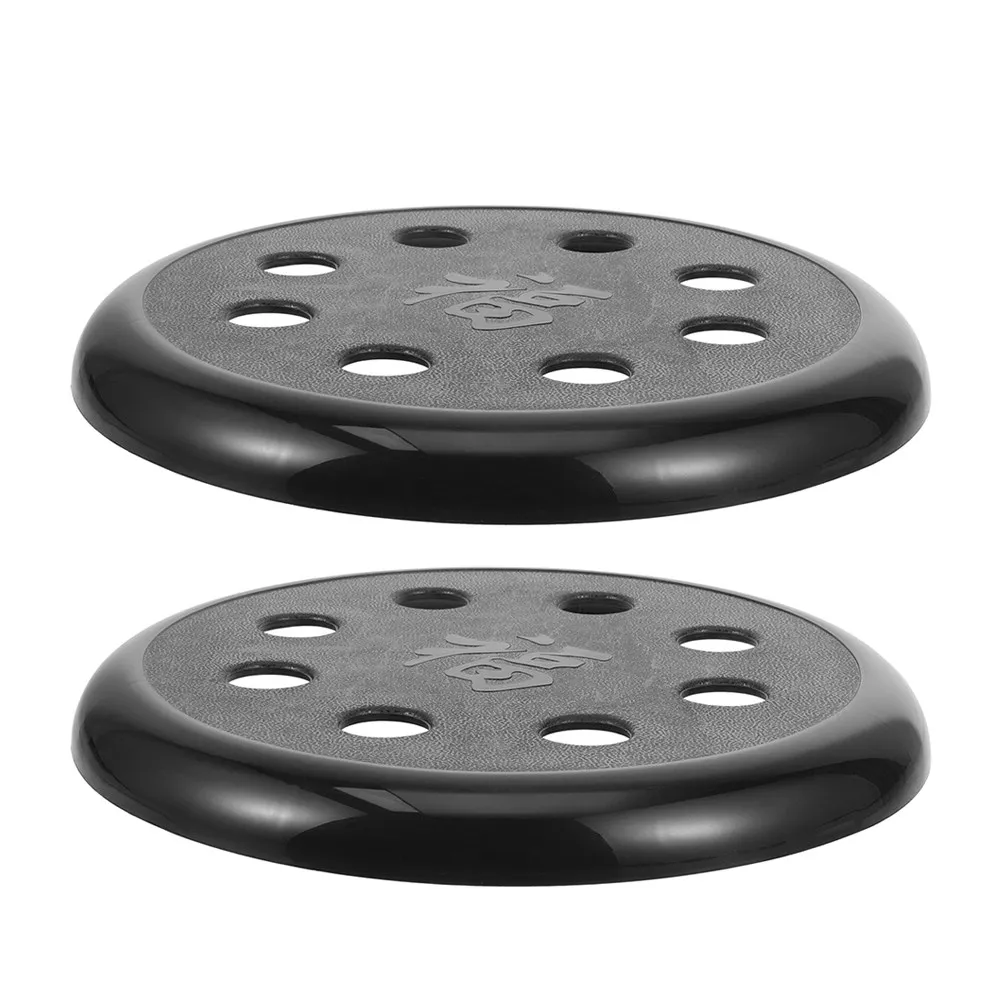 2Pcs Stool Cover Smooth Plastic Seat Protector Heavy Duty Round Chair Replacement Bar Stool Accessory Round Chair Seating Part view 2