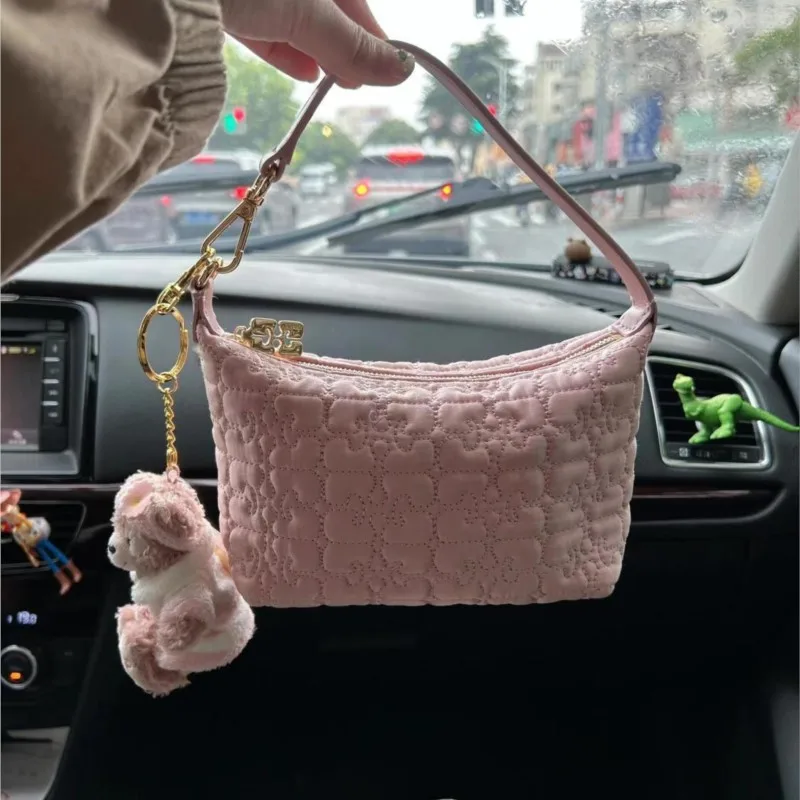 

JIAERDI Fairycore Aesthetic Pink Y2k Сумка для рук Женская уличная повседневная сумка на плечо с ручкой Кошелек Женский милый милый кошелек в стиле ретро
