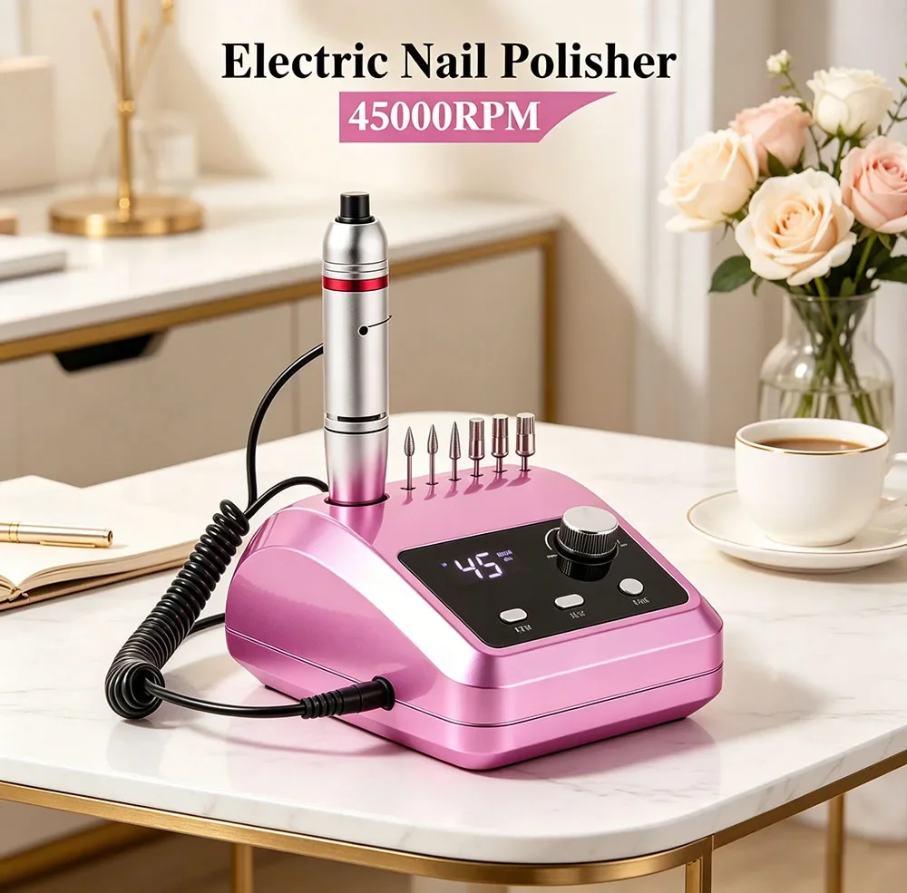 ultra-smooth-professional-electric-nail-sander-45000rpm-nail-drill-machine-file-with-cutters-gel-nails-home-manicure-salon