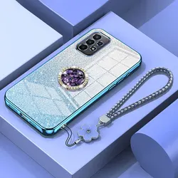 Cover For Samsung A52S,Luxury Diamond Holder Case For Samsung galaxy A52 A72 A52s A23 Bling Glitter Shockproof Lanyard Case A 52