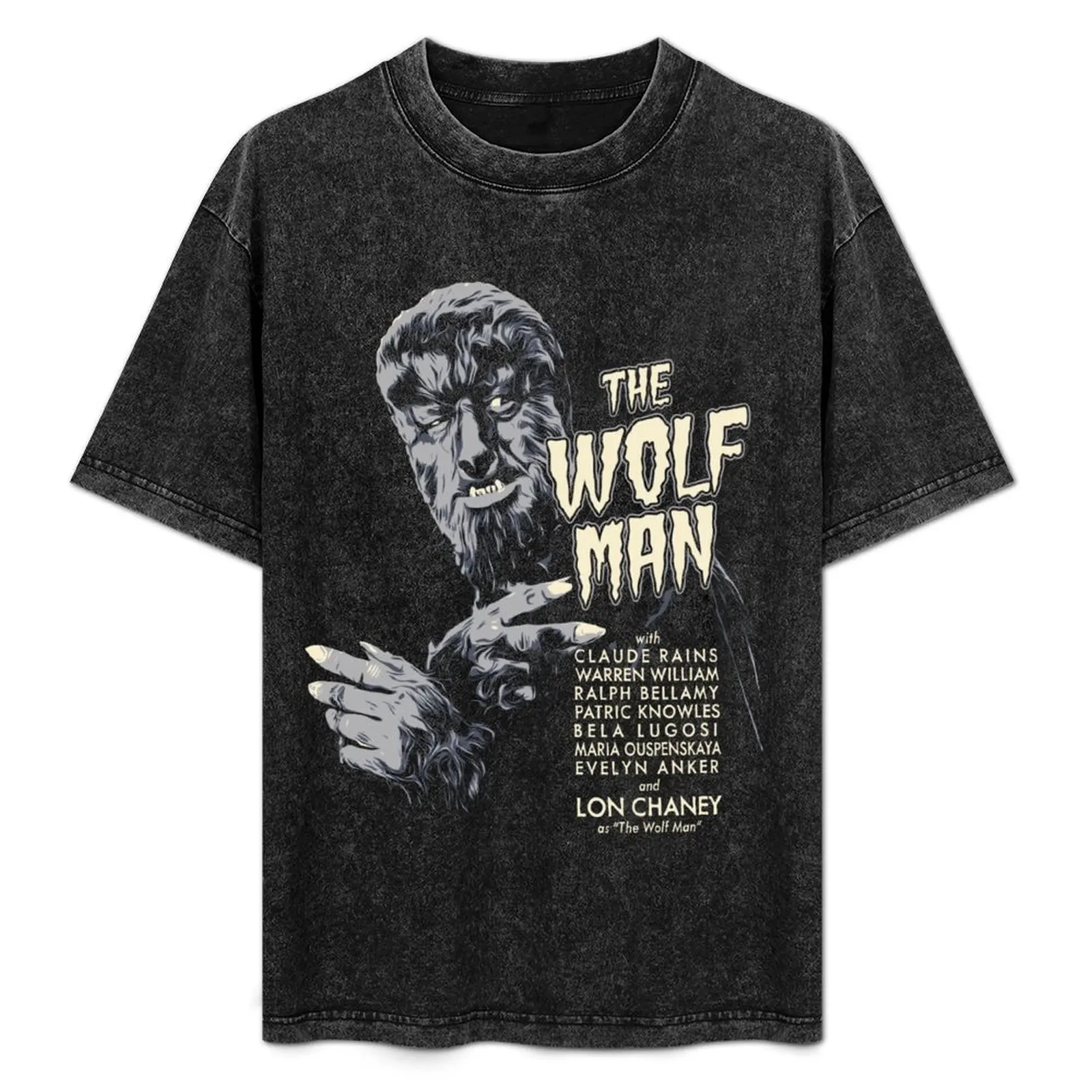 

The Wolf Man – Classic Horror Design T-Shirt t shirts for man cotton soft t shirt man designer T-Shirt