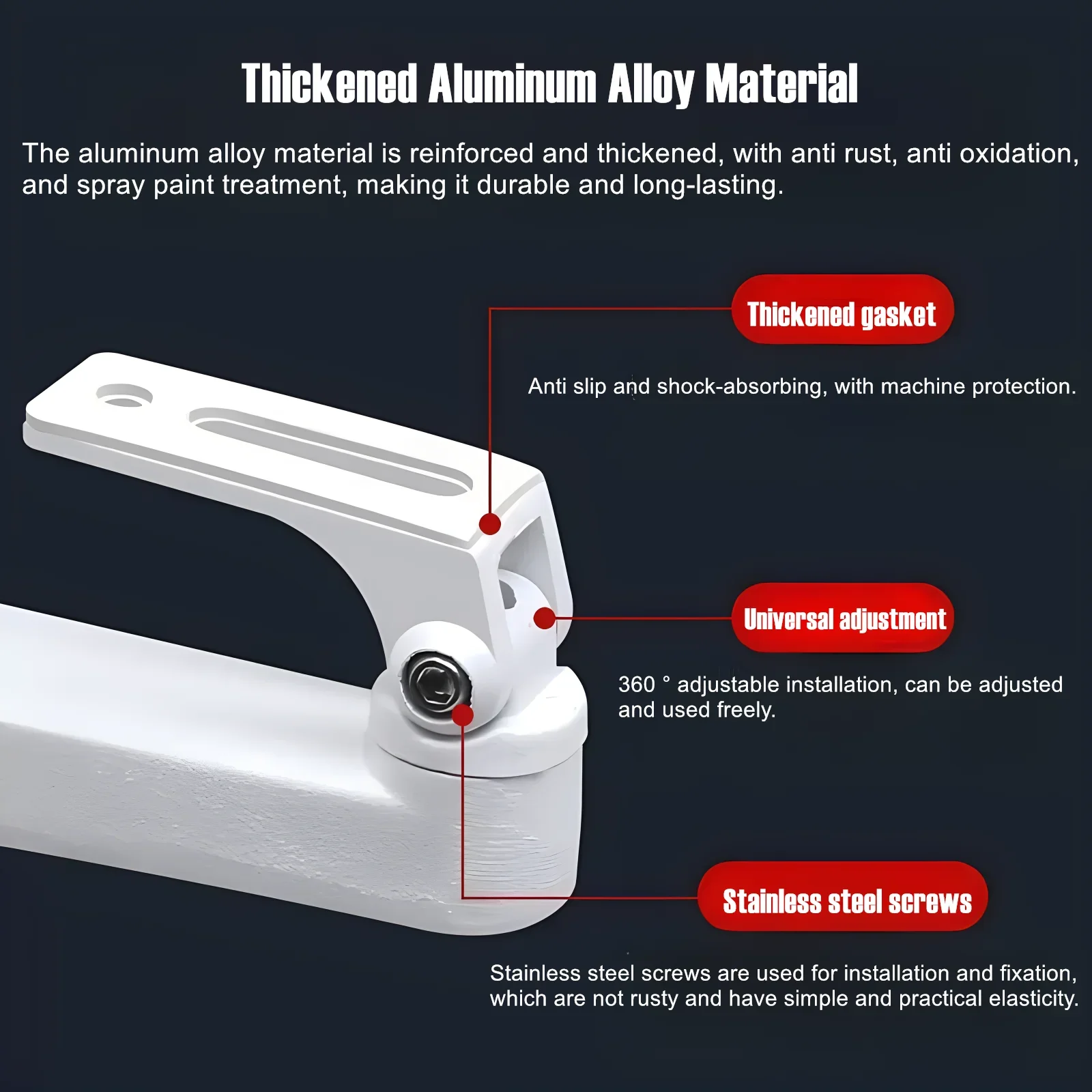 Security Bullet Camera Wall Mounting Bracket Aluminum Alloy Universal Duckbill Bracket DS-1292ZJ for Surveillance Camera System