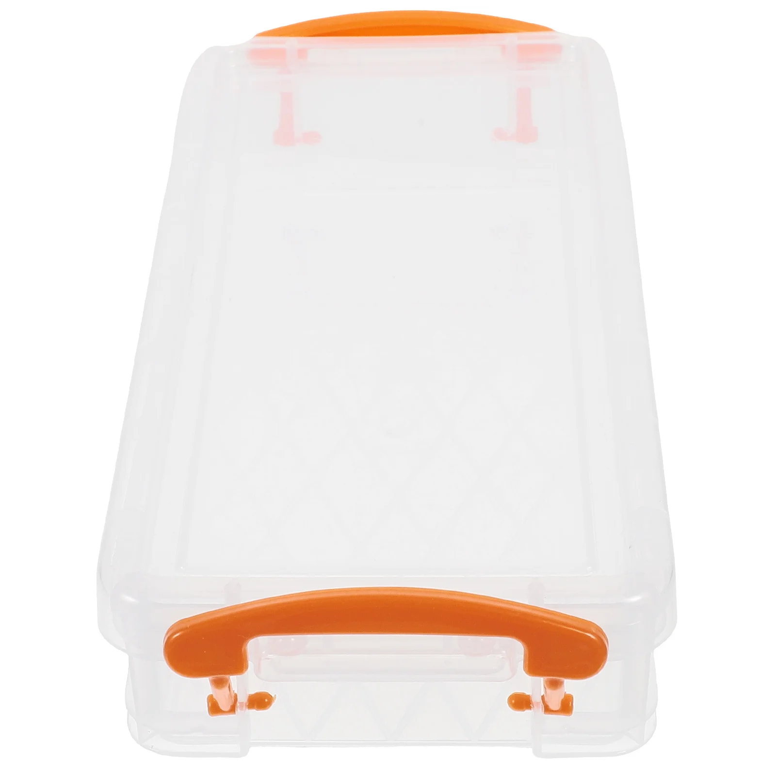 

Clear Plastic Pencil Box Large Capacity Useful Storage Box for Pens Pencils Painting Brushes Pencil Case Pen Supply