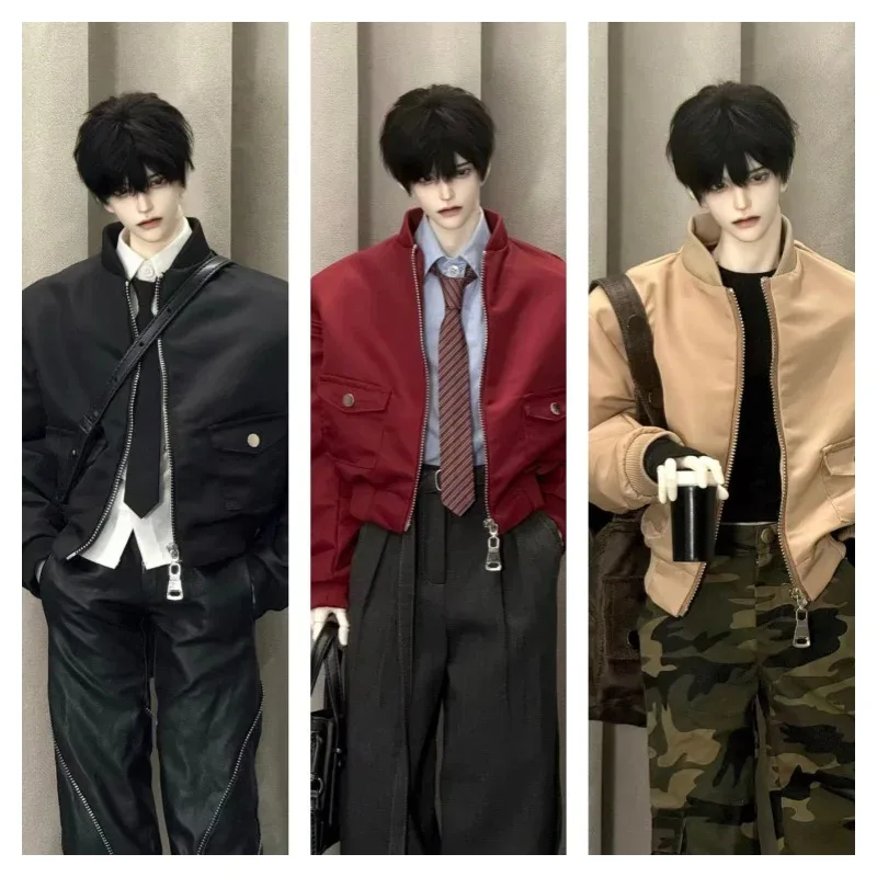 

BJD Doll Clothes For 1/4 75cm 77cm Dolls Red Black Khaki Coat Jacket Clothing Accessories(OnlyNo)