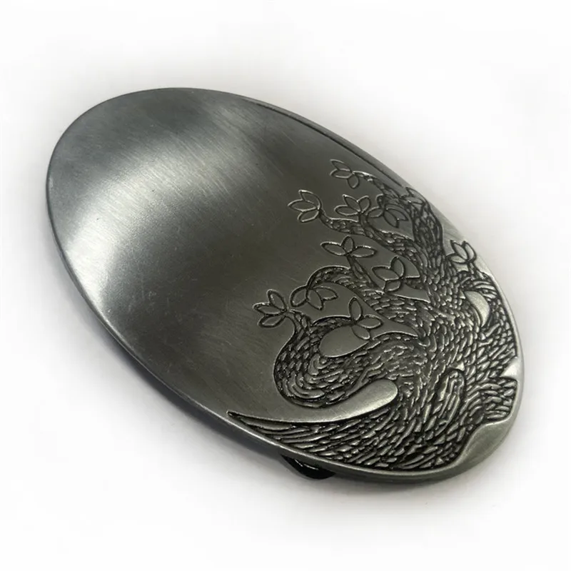 Die Rindsschnalle des Lebens, eine lässige Retro-Western-Denim-Gürtelschnalle