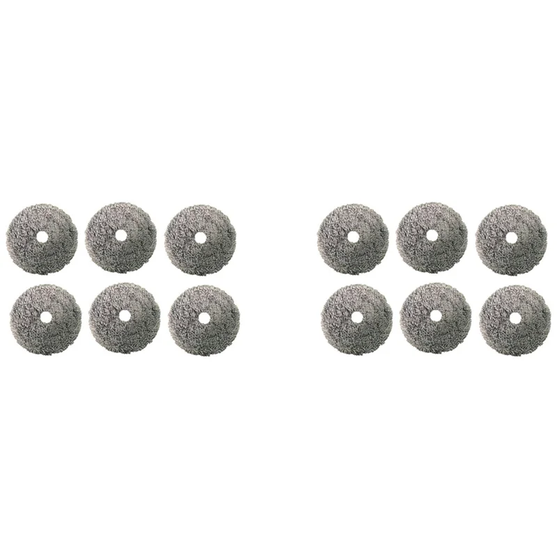 A83G-12Pcs قماش ممسحة قابل للغسل لقطع غيار المكنسة الكهربائية الروبوتية UWANT U200