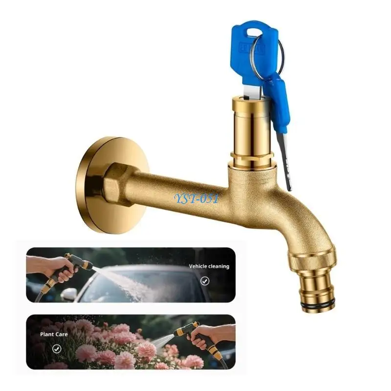 E15A Corrosions Resistant Outdoor Frosts Proof Security Water Spigot Heavy Type 304 Stainless Steel Construction