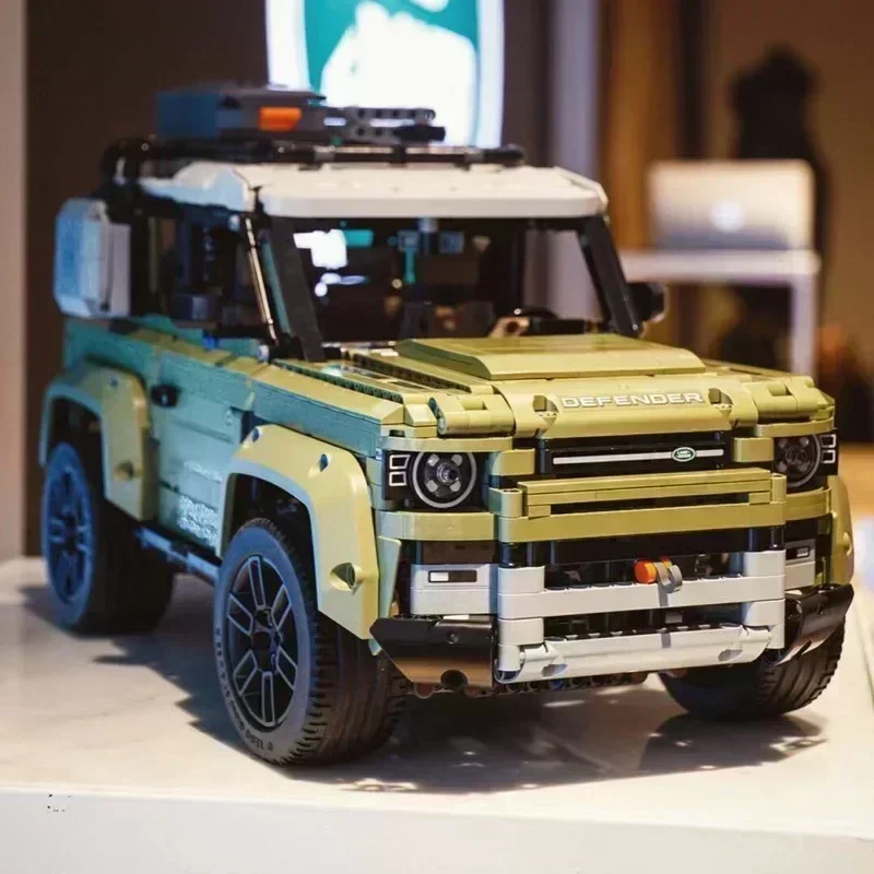 Compatible High Tech Car Series Supercar Land Rover Guardian Off-Road Vehicle Model Building Blocks Bricks 42110 Toys For Kids