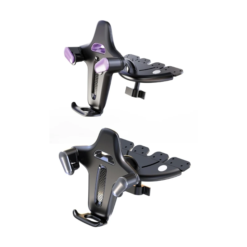 Universal Auto Compact Disc Slot Handyhalter 360 Grad drehbar für 4 bis 7 Zoll Mobilgeräte 55KC – Detail 1