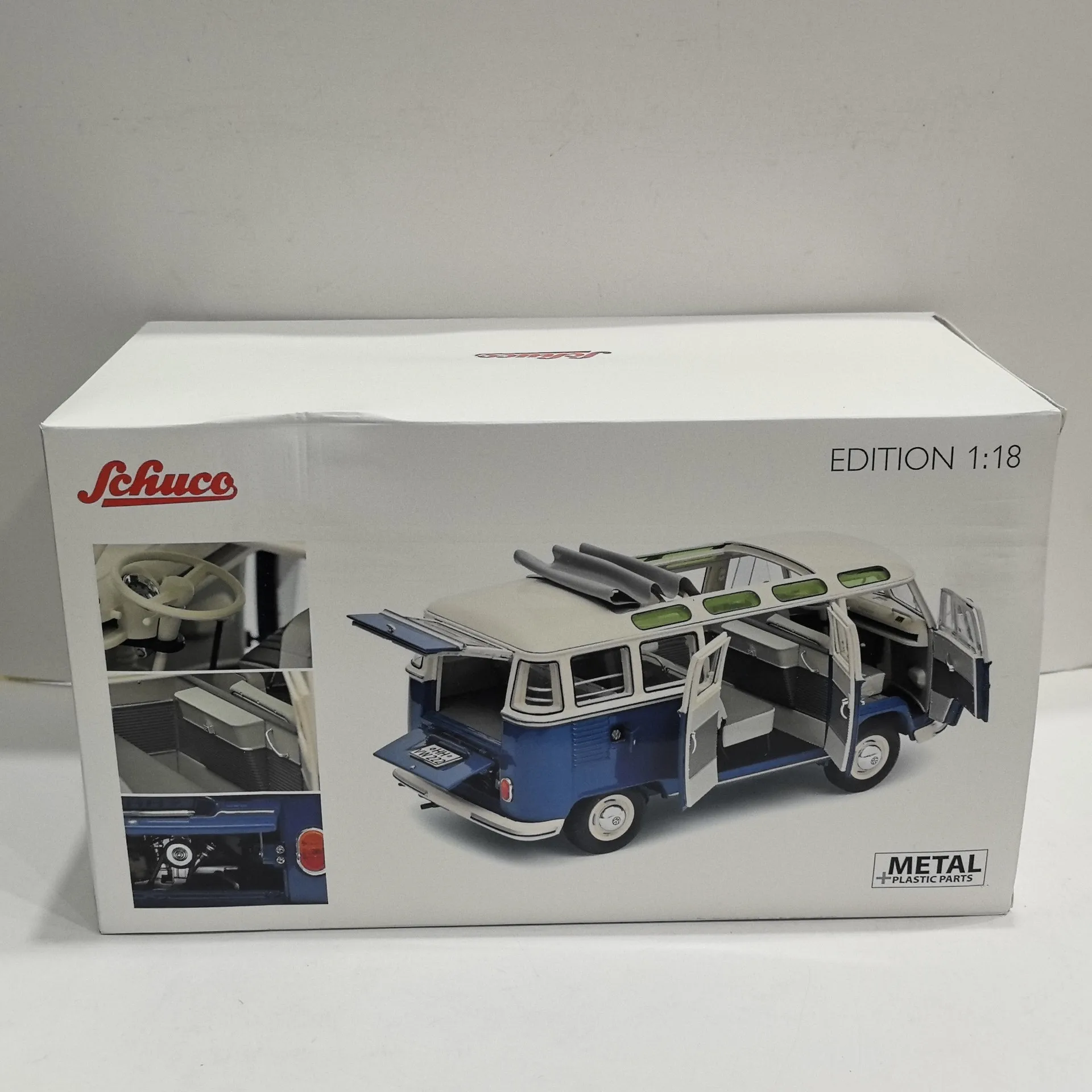 

Литой под давлением SCHUCO масштаб 1/18 VW T1B Samba модель автомобиля из сплава Коллекционная игрушка в подарок сувенир дисплей орнамент