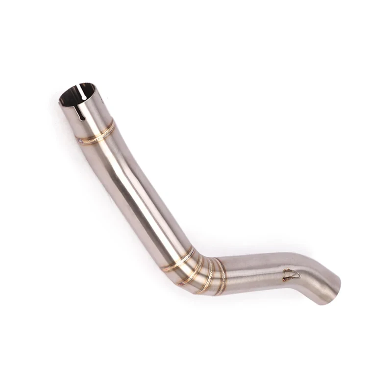 Slip On For Benelli Leoncino 500 TRAIL BJ500 Motorcycle Exhaust Modify Middle Link Pipe Escape Moto 51MM Muffler Stainless Steel