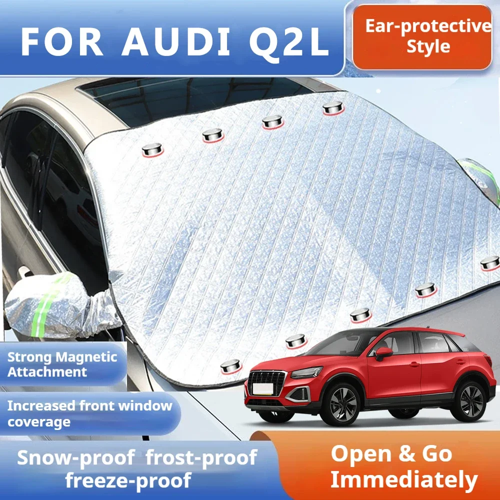 

Thickened Car Now Sunshade Windshield Cover With 5/9 Magnets UV Protection Anti Snow Sunlight For Front Windsh For AUDI Q2L