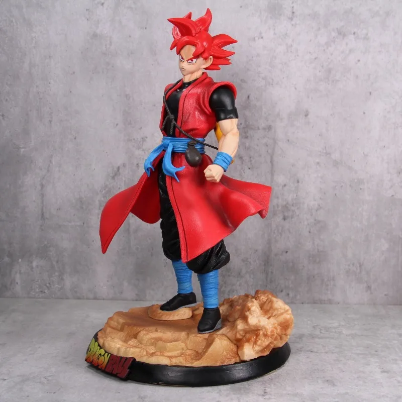 32CM Dragon Ball Z Anime figura syn Goku SD heroiczna legenda figurki Z podwójną głową statua zabawki do kolekcjonowania dzieci Gfits