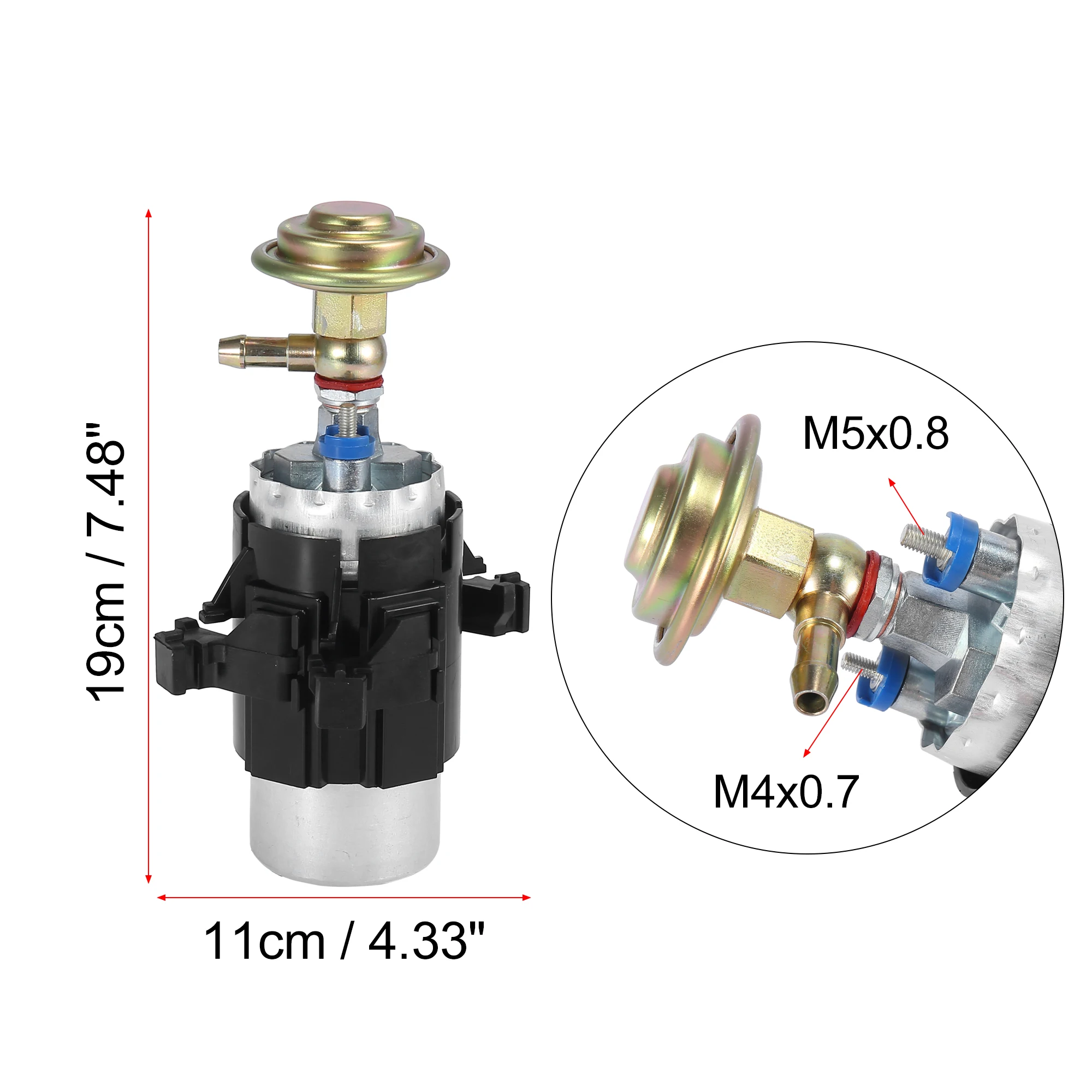 X Autohaux Car Engine Electric Fuel Pump With Install Tools Kit for BMW M5 L7 525i 535i 735i 735iL 1986-1993 Replace Accessories