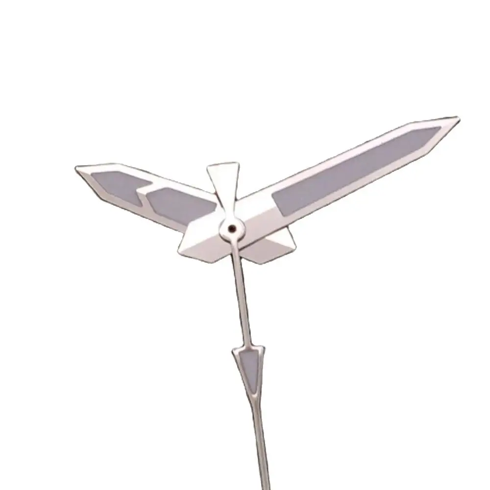 Aiguilles de Montre Argentées, Pièces de Rechange Adaptées au NH35 NH36 7s26 4r35 7009, Mouvement existent, en Porcelaine Verte, Nouvelle Collection