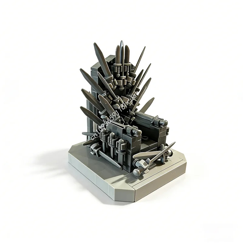 

136 шт. MOC Замок Железный Трон Модель Строительные Блоки Игрушка Сборка Рождественский Подарок Конструкция DIY Образование Творческая Идея