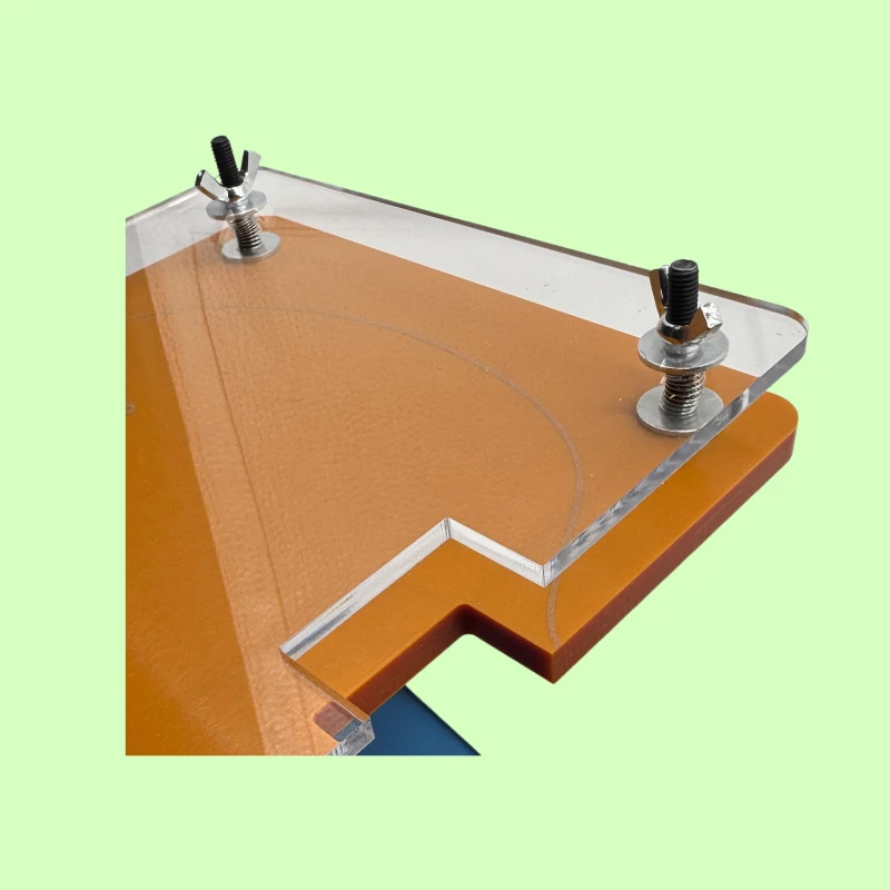 Professional Table Tennis Racket Rubber Pasting Fixture Adhesion Tool Pressing Clamp Precise Rubber Ping Pong Accessories