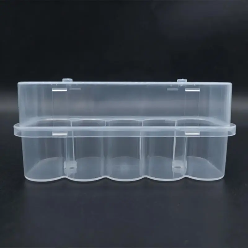 3/5/7/10ml Medizinflaschen-Aufbewahrungsbox Transparente Kunststoff-Fläschchen-Organizer Aufbewahrungskoffer Medikamenten-Dispensierboxen – Detail 7