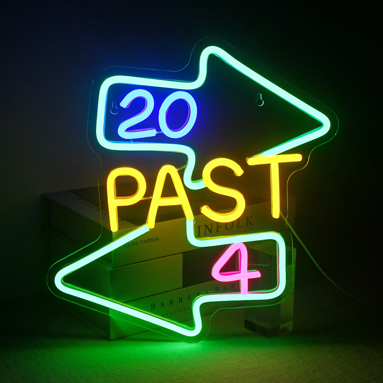 

20 past 4 Neon Signs Led Room Wall Decor USB Powered With Switch For Wedding Party Business Bar Shop Hotel Decor Lamps For Room