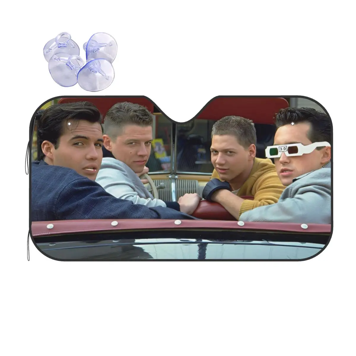 

Back To Future Movie Universal Sunshade Windscreen 70x130cm Foils Car Sunshade Blinds