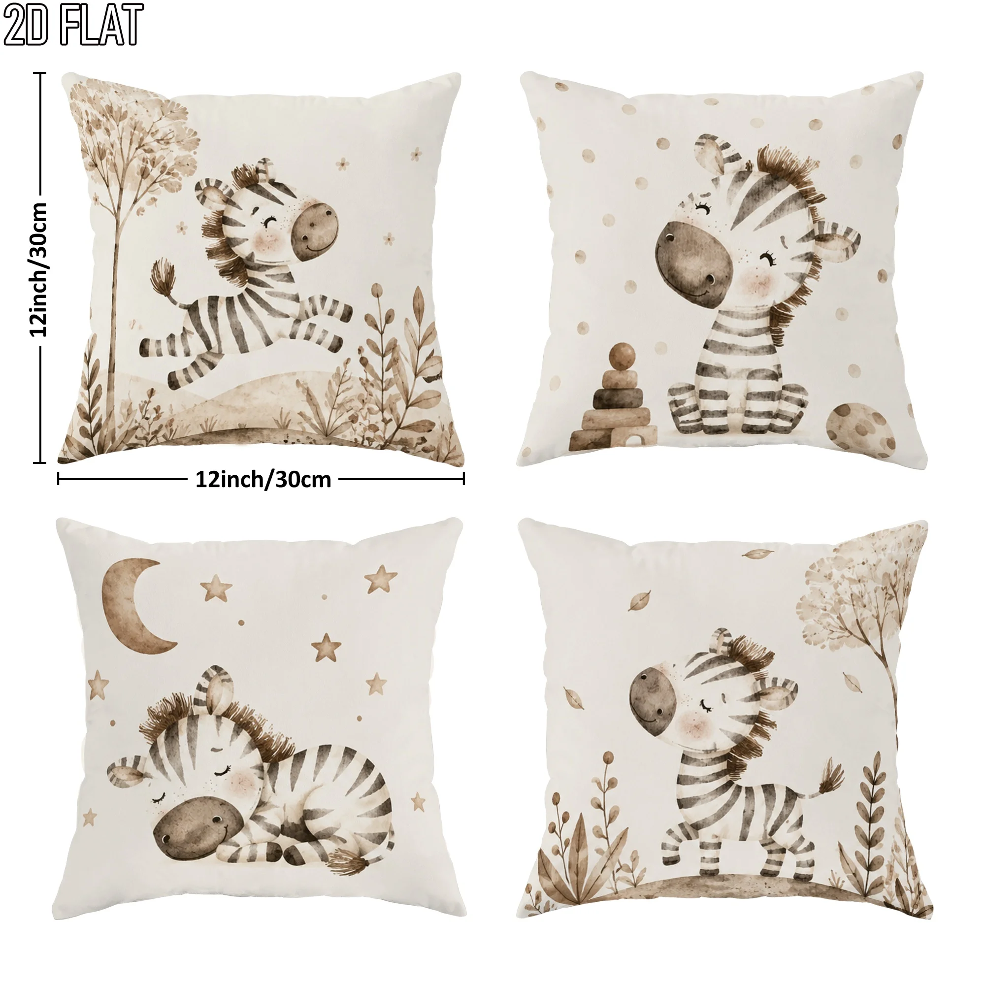 Cute Zebra Nursery Pillowcase  - đánh giá và giá Baby Nursery Bedding