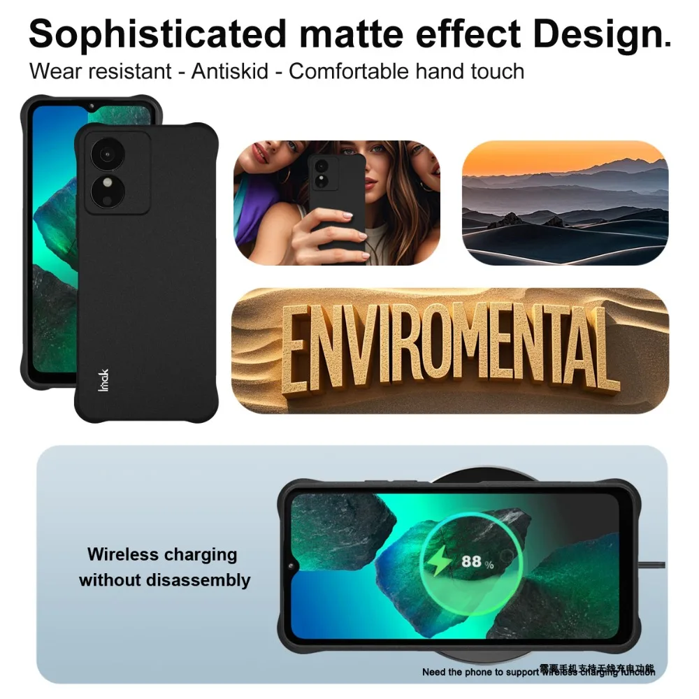 ل HMD مفتاح Aura2 قوس 4G 2025 ماتي الغطاء الخلفي IMAK AIR حقيبة غطاء مقاوم للصدمات الهاتف HMD هالة 2 حافظة عدسة حماية HMD قوس لينة كابا