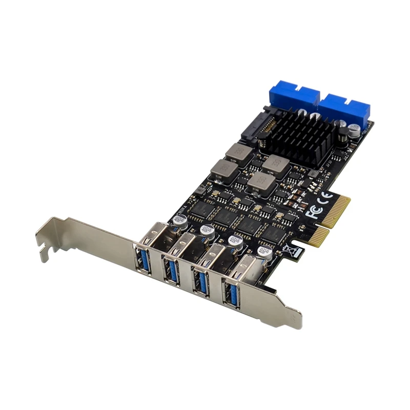 ST668 Pcie X4 NEC 720201   4-канальная/8-портовая карта промышленного преобразователя управления USB3.0, многофункциональное удобство, как показано на рисунке
