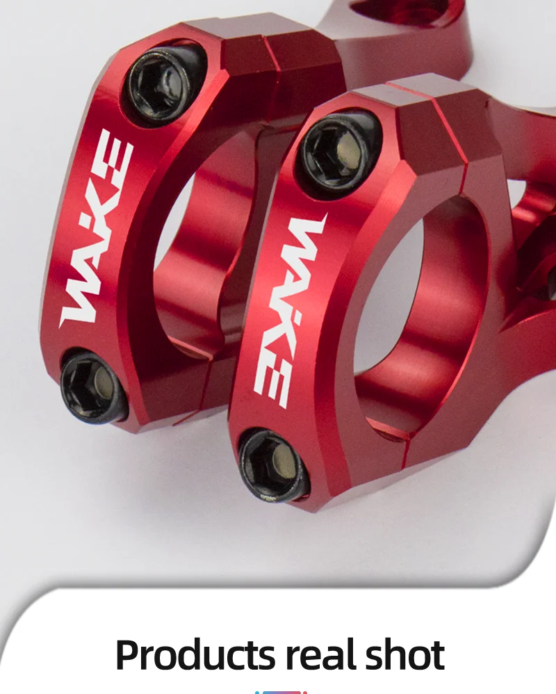 Wake DH/AM/FR MTB Bike Vorbau CNC Aluminiumlegierung Downhill Fahrrad DIRECT MOUNT VORBAU Lenker 31.8mm für BMX Radfahren Ultraleicht – Detail 9