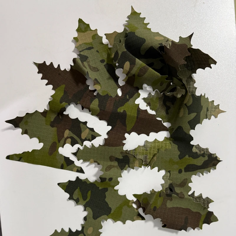 Tactical 3D Laser Cutting Camouflage DIY M81 MCTP Decorate Strips Ghillie Suit Backpack Strip Hunting Accessories