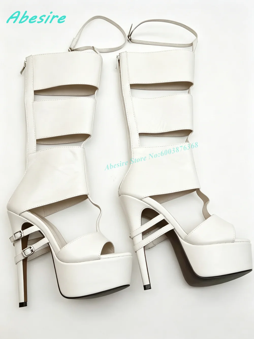 Rode Kunstleer Uitsparing Glad - Women Shoes Boots recensie en prijs