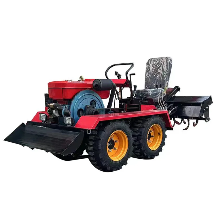 Water and Land Dual-purpose Rotary Tiller Multi-function Rotary Tiller Bulldozer Rotary Tiller