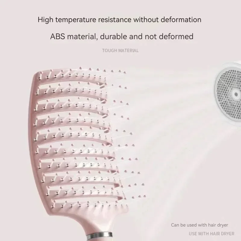 

Hairbrush Air Cushion Comb Fluffy Anti-Hair Loss Massage Hair Brush For All Hair Types For Long Thick Thin Curly Natural Hair hard hair brush