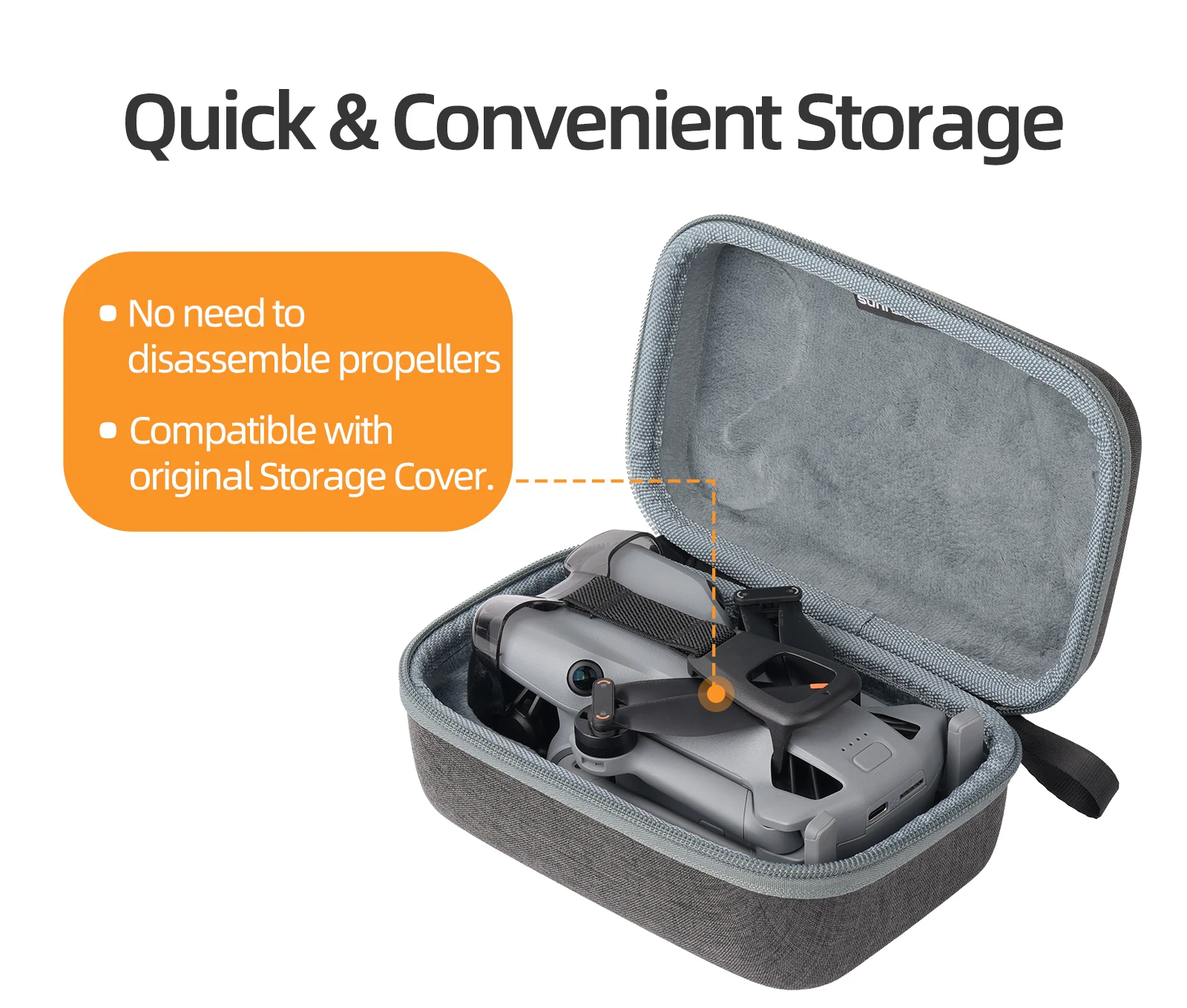 

For DJI Mini 5 Pro Protective Storage Box - Shockproof Anti-Fall Portable Drone Carrying Case