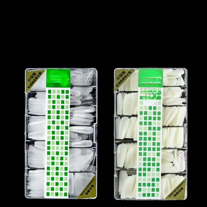 Scrub Nail Piece 500/boxed Art Patch No Trace Wear Without Engraving and Grinding Fake Ultra-thin Manicure