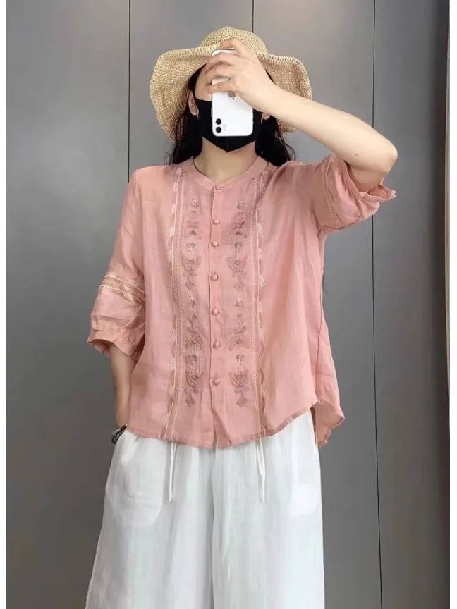 

Облегающие брюки с вышивкой Ele и повседневные брюки Seven Sve, тонкий комплект из двух предметов, универсальный модный женский ансамбль