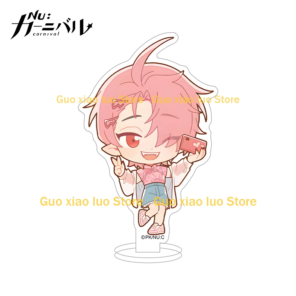 NU: Carnival Dante Rei Rin Aster Morvay Kuya Garu Eiden Yakumo Edmond Quincy Blade Olivine Chibi Acrylic stand keychain Toy