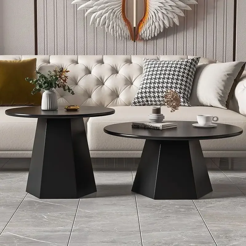 Coffee table home combination modern simple living room B & B wrought iron light luxury Internet celebrity