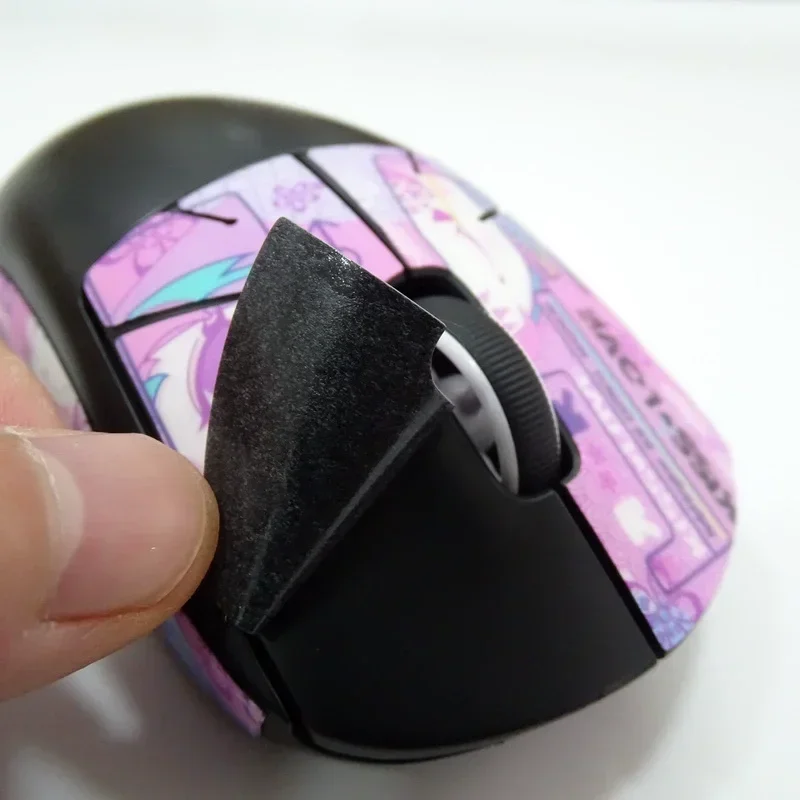 Anti Slip Silicone Rato Etiqueta, Sweatproof, Fit para Logitech GPW1 GPX2, 0.6mm, Novo