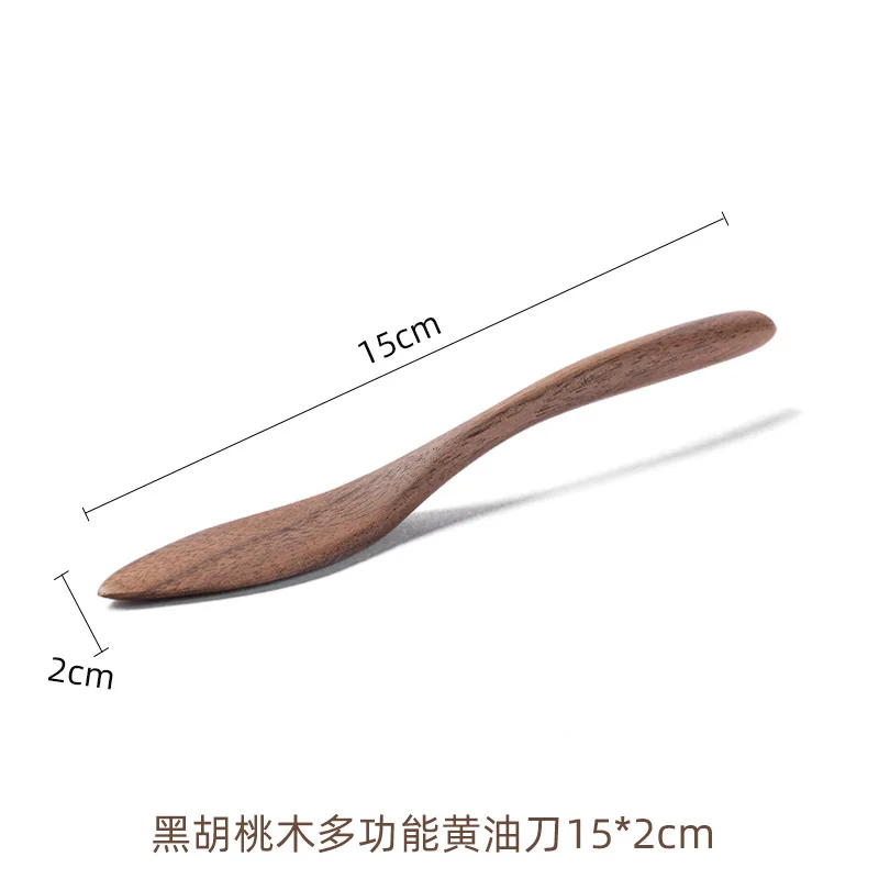 단단한 나무 잼 나이프, 버터 나이프, 천연 빵 케이크 나이프, 부드러운 나무 식기, 주방 액세서리, 최고 판매