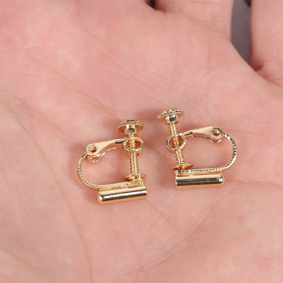 3Pairs Earclip Non Piercing Adjustable Lightweight Hypoallergenic Earrings Comfortable Ear Clips Small Portable for Daily Wear
