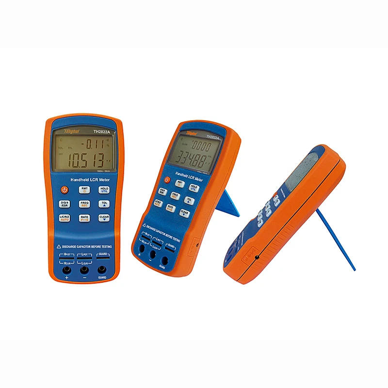 Tonghui TH2822A Handheld LCR Meter Digital Electric Bridge Capacitance Inductance Resistance Tester 0.25% Accuracy