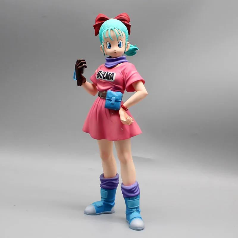 PVC Anime Bulma Action Figure, Tenkaichi Budokai Dragon Ball Figura, Kawaii Bulma Glamours Boneca, Coleção Brinquedo Estátua, 25cm