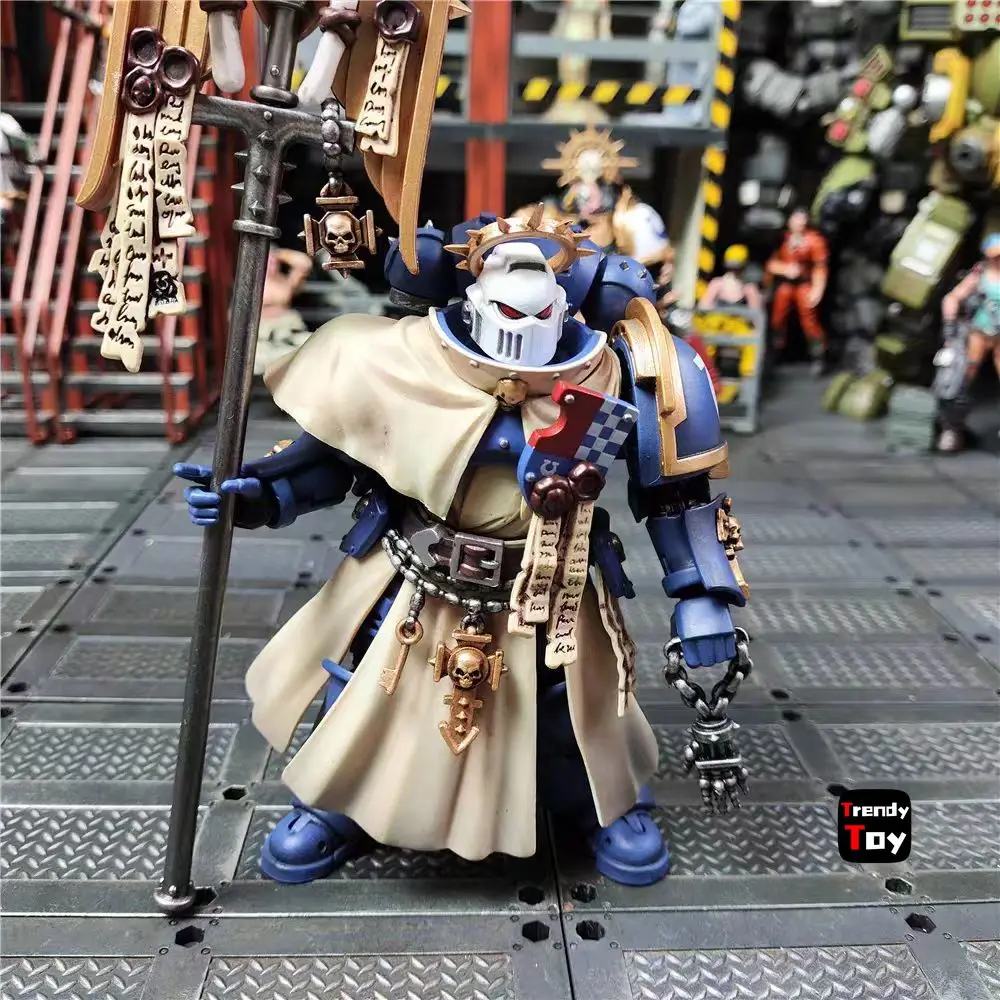 【JOYTOY】Warhammer 40K Ultramarines Bladeguard Antico 1/18 Action Figure Collection Toy
