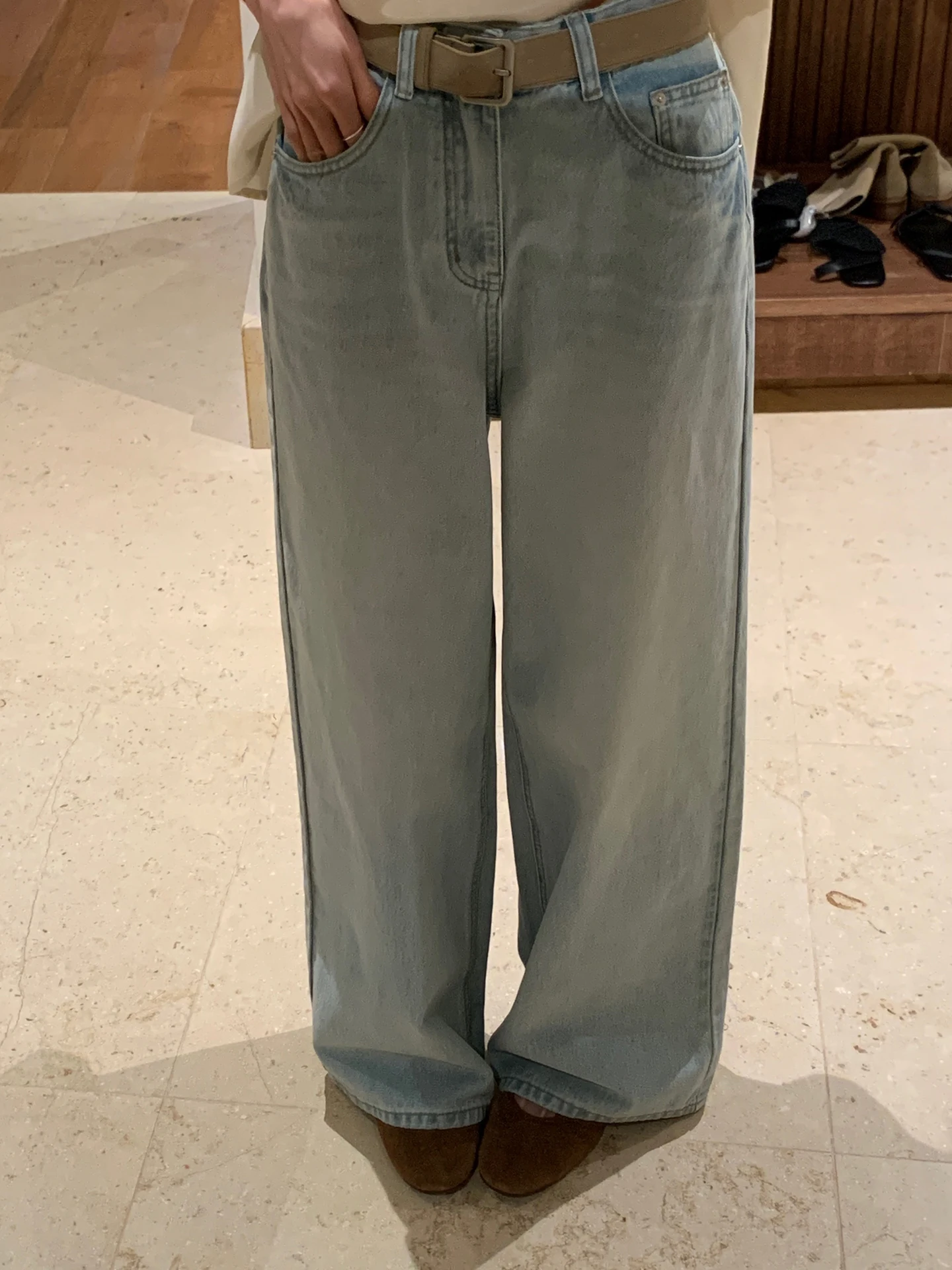 

High Waist Straight Leg Vintage Waed Denim Jeans Women's Loose Wide Leg Long Pants Spring New Sle Comfortable Fit Ladies ...