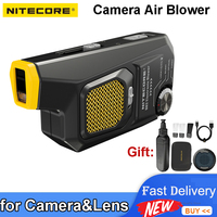 Nitecore BB2 Electric Air Blower Vacuum Cleannig Blower Blowing & Suction Leaf Dust Collector for DSLR Camera & Lens