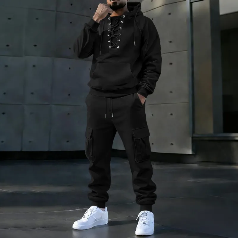 

Мужские повседневные брюки из вафельной ткани с завязками на талии, прямые, легкие и удобные, для ежедневной носки