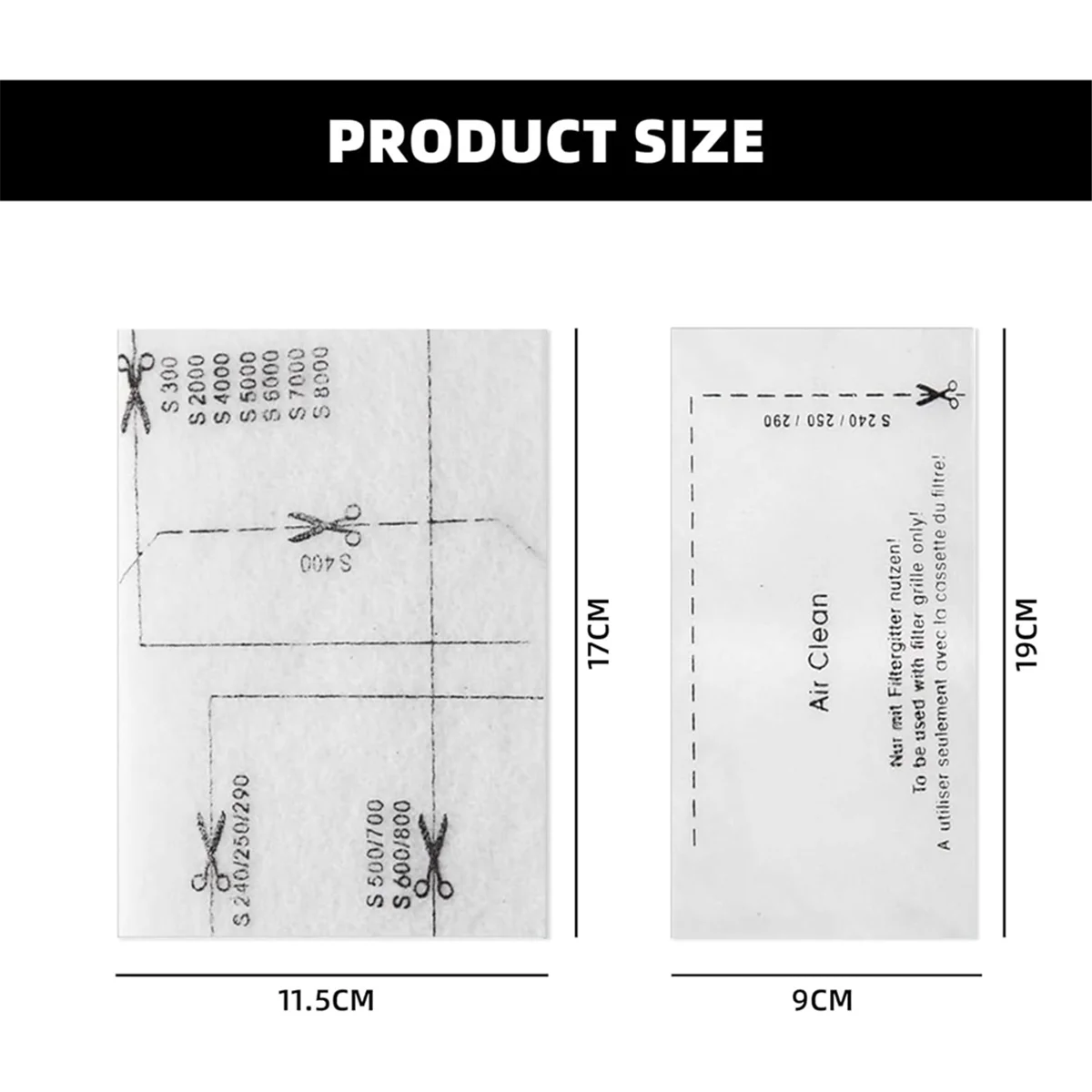 A16Z Vacuum Cleaner Filters for Miele Complete S8340 S8360, C1 C2 C3, Exhaust Filter Replacement Parts Filter Sets