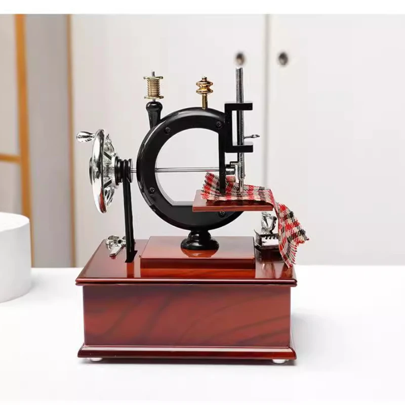 

Music sewing machine retro eight-tone decorative ornament