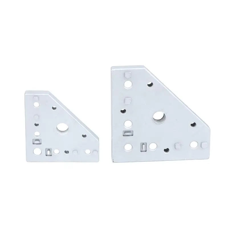 Corrosion Resistant Swivel Caster Mounting Plate 3030 4040 Aluminum Alloy Profile End Plate for Workstation Construction view 5