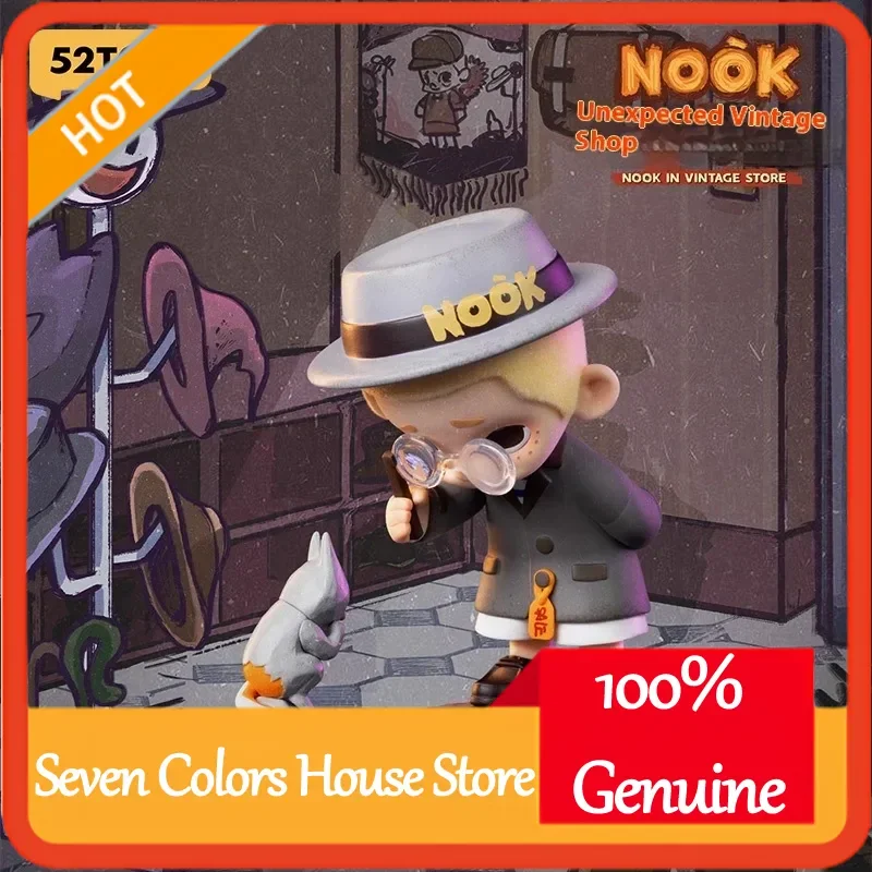 

52TOYS NOOK Adventure Series Винтажная глухая коробка-Модная кукла ручной работы, орнамент, коллекционная игрушка в подарок для всех возрастов, декор для рабочего стола